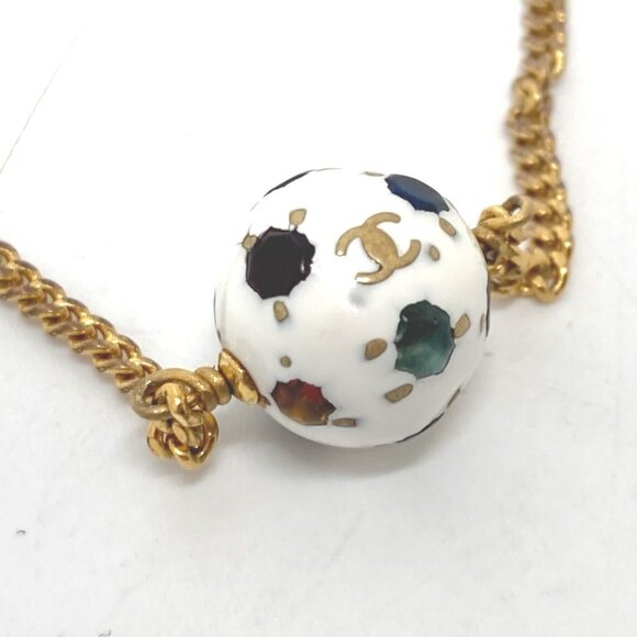 CHANEL Gold Logo Charm Bracelet - Picture 2 of 8